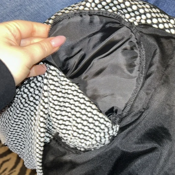 Notations Polka Dot Draped Blazer - Medium - Picture 5 of 6